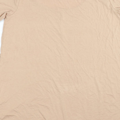 Womens UK Size 12 ASOS Beige Tunic T-Shirt