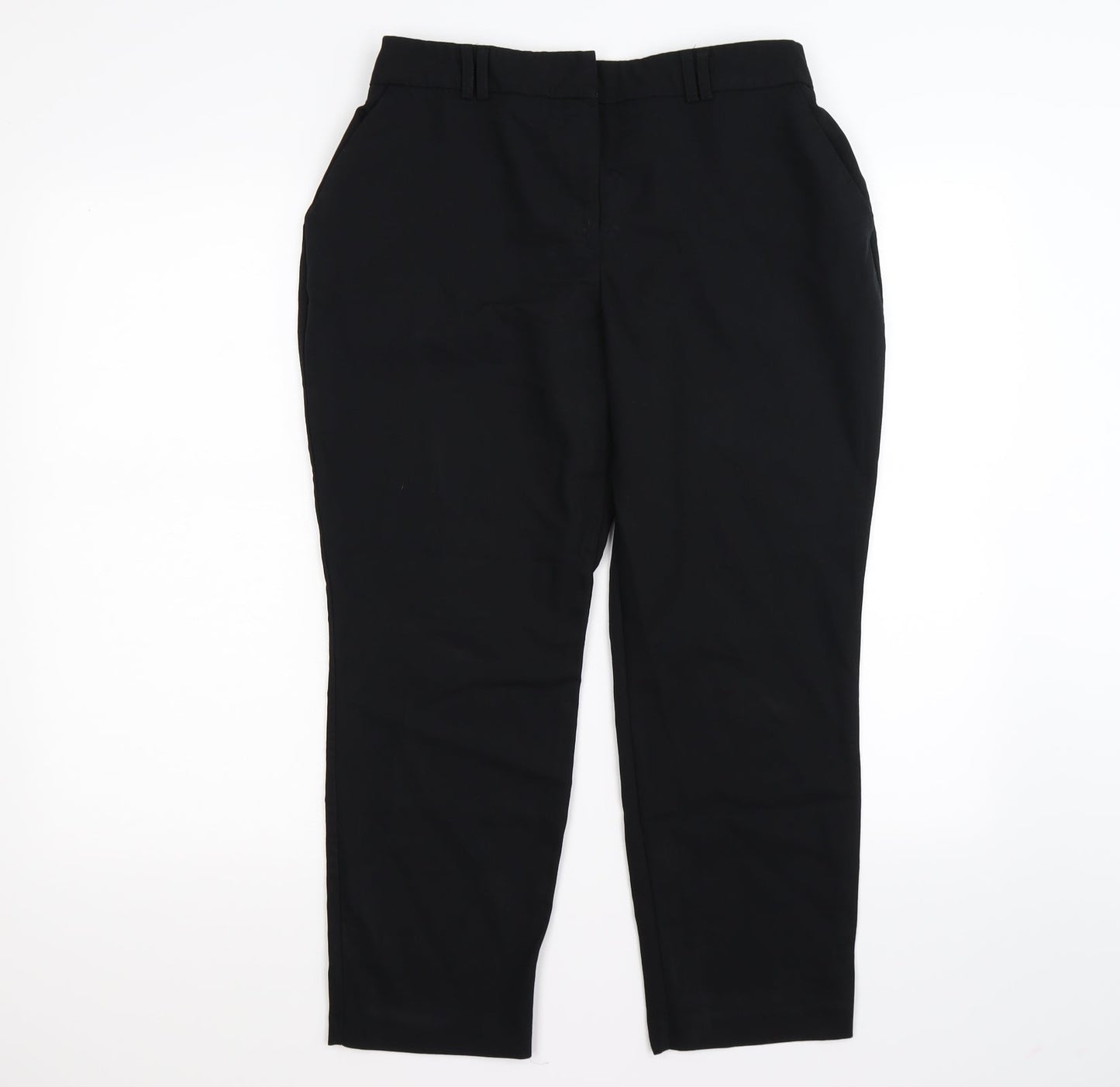preorn Womens Black   Trousers  Size 12 L23 in