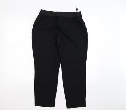 preorn Womens Black   Trousers  Size 12 L23 in
