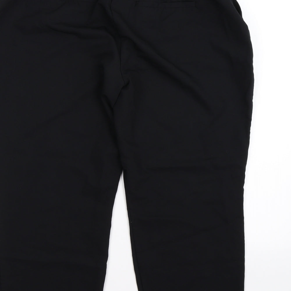 preorn Womens Black   Trousers  Size 12 L23 in