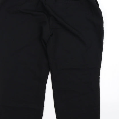 preorn Womens Black   Trousers  Size 12 L23 in