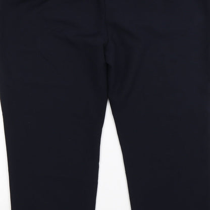 Womens UK Size 14 Preworn Regular Fit  Blue Trousers