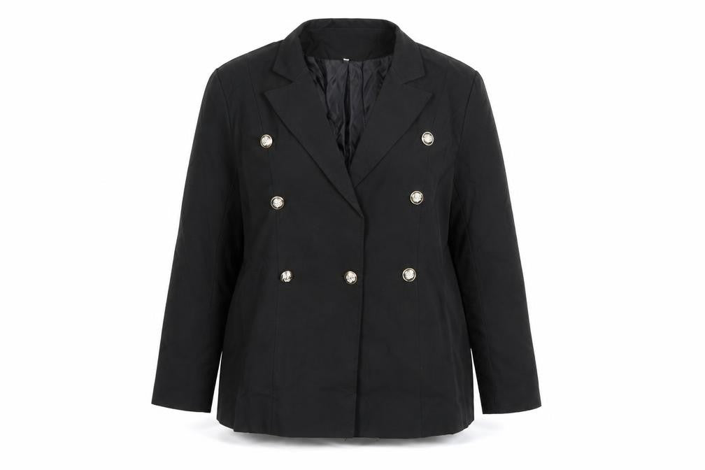Womens UK Size XL Preworn Regular Black Suit Jacket