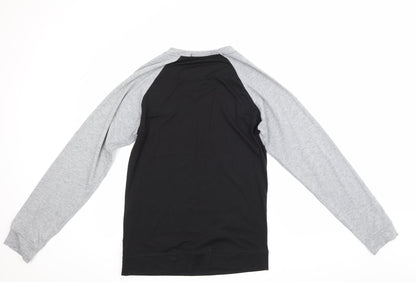 Life Liven Mens Black   Pullover Jumper