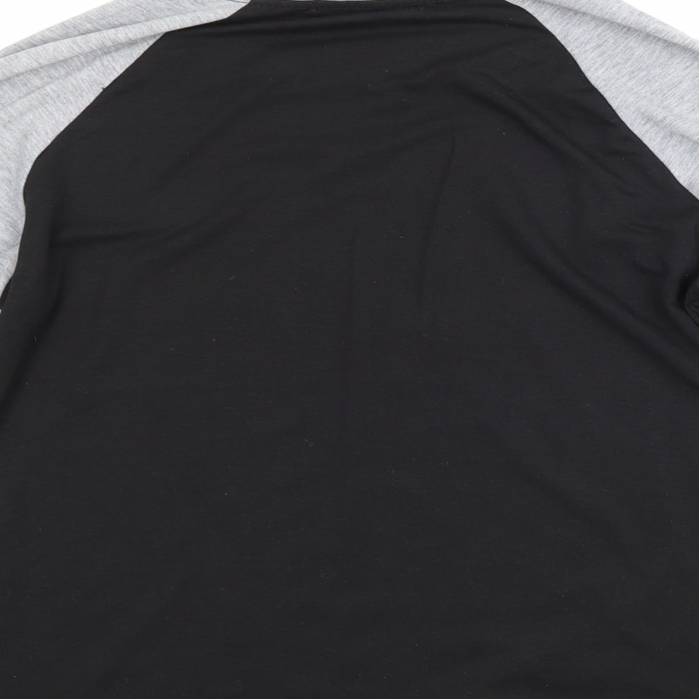 Life Liven Mens Black   Pullover Jumper