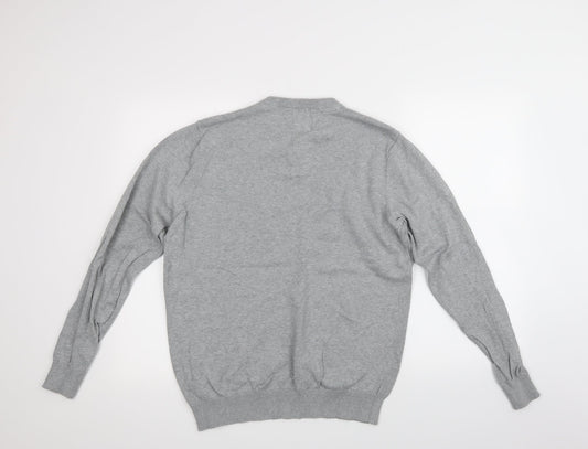 George Mens Grey   Pullover Jumper Size M