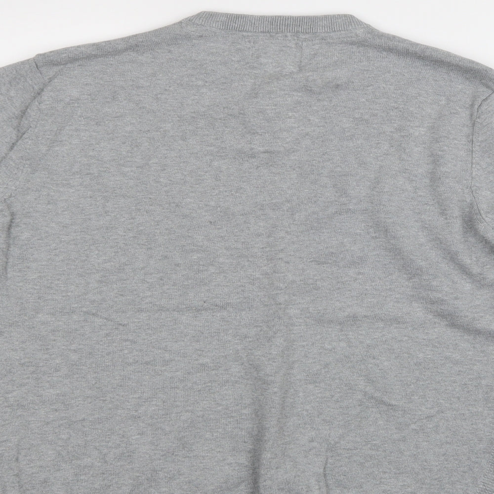 George Mens Grey   Pullover Jumper Size M