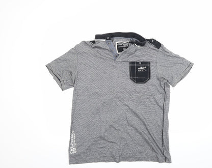 CWS Mens Grey    Polo Size L