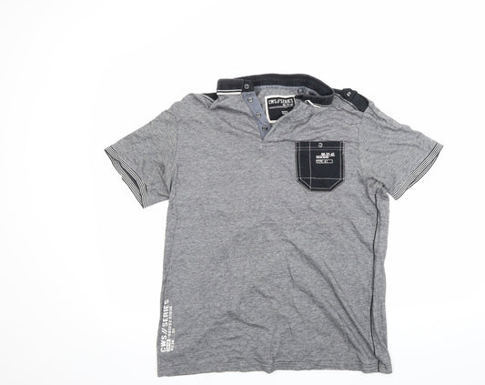 CWS Mens Grey    Polo Size L