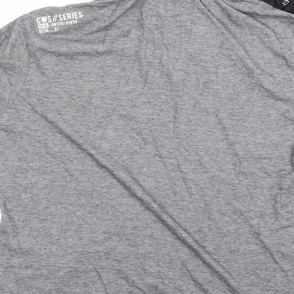 CWS Mens Grey    Polo Size L