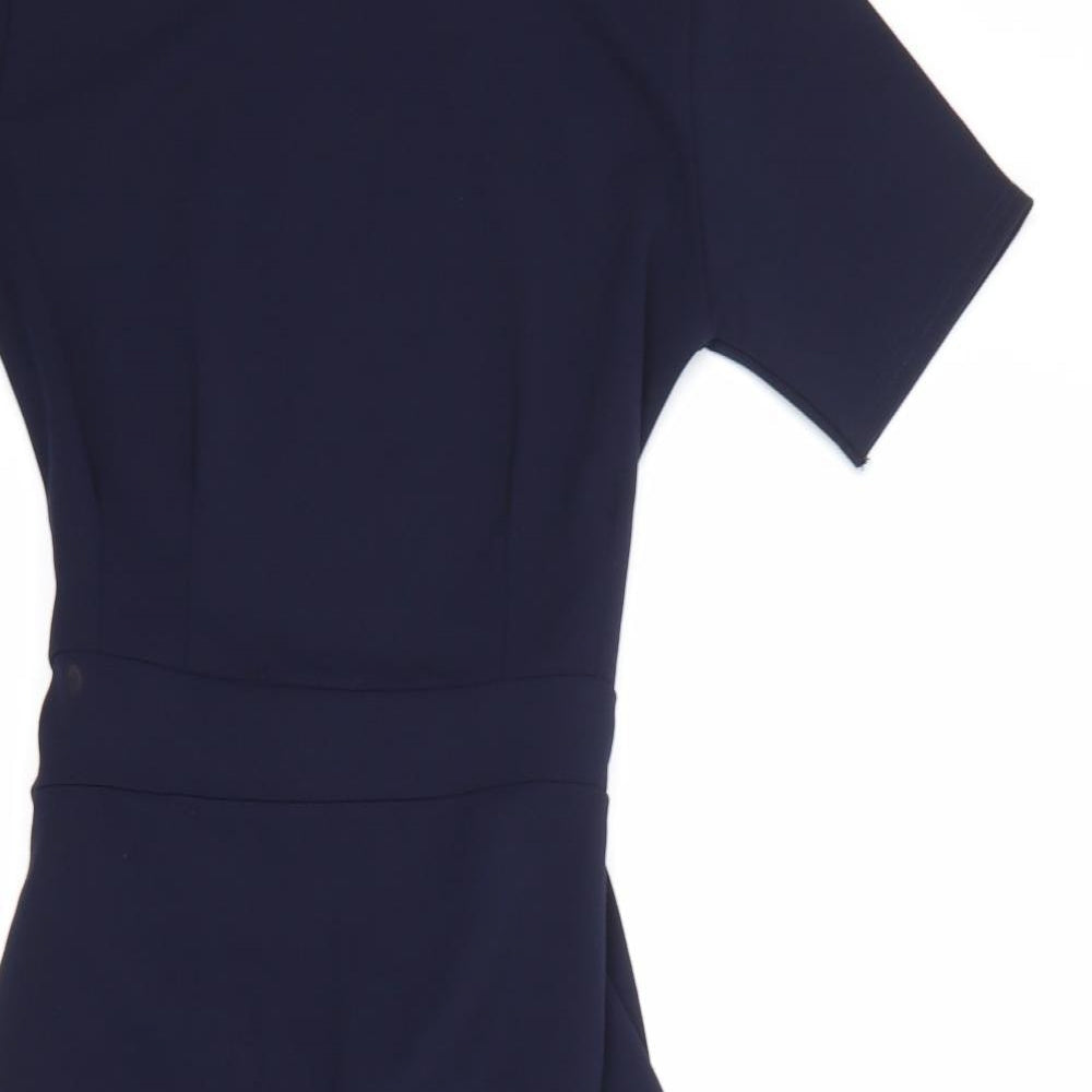 Boohoo Womens Blue   A-Line  Size 8