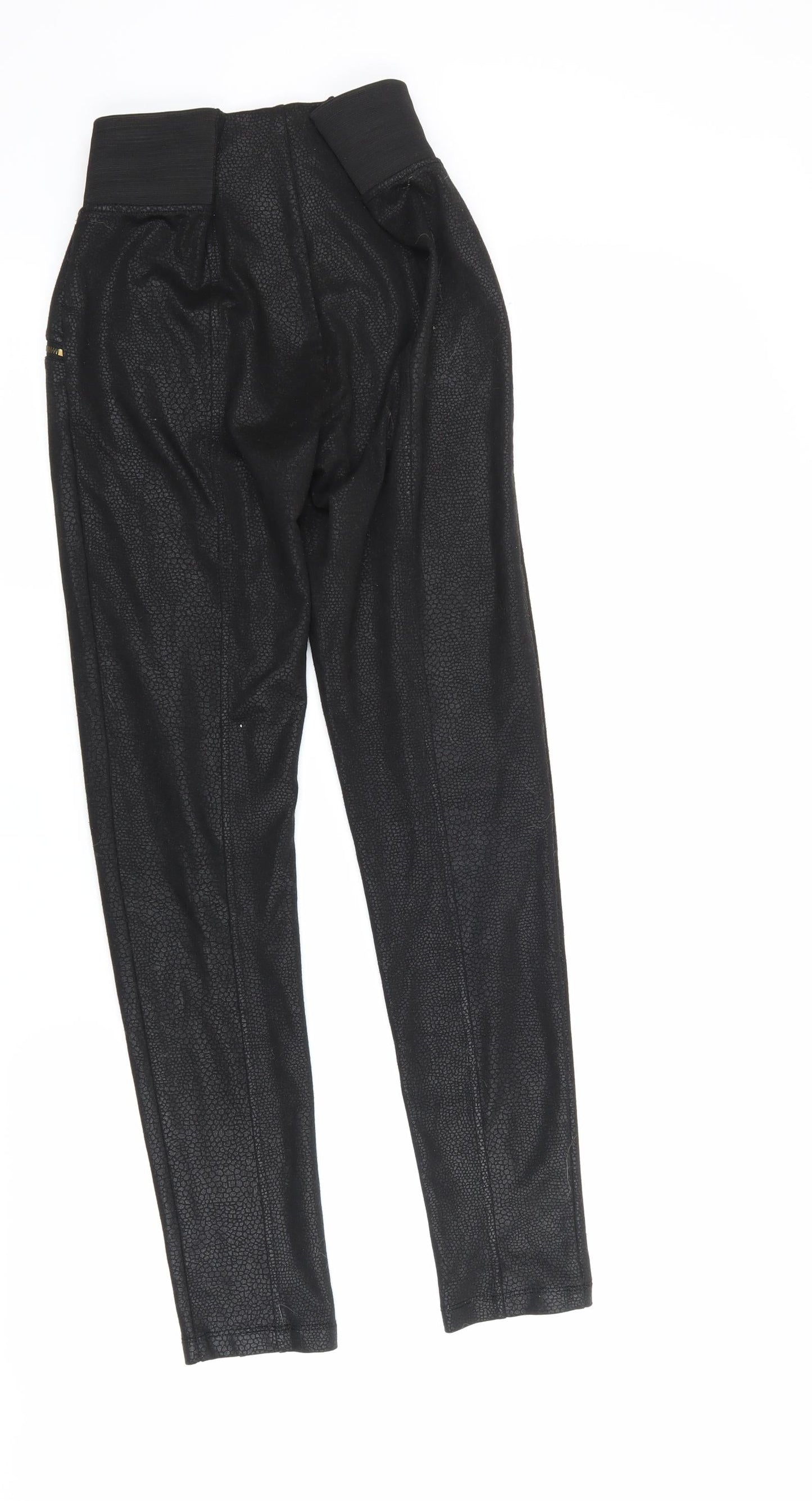 Chocolate Womens Beige Geometric  Trousers  Size S L27 in