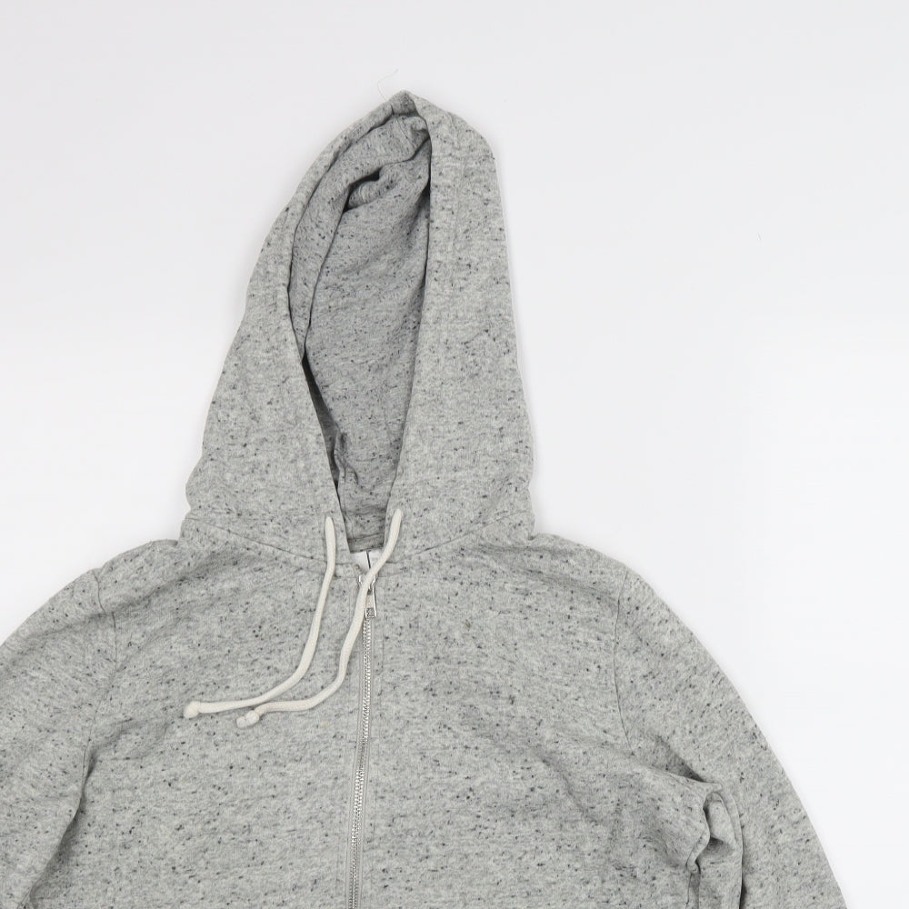 Mens UK Size M Divided Grey Full Zip Hoodie