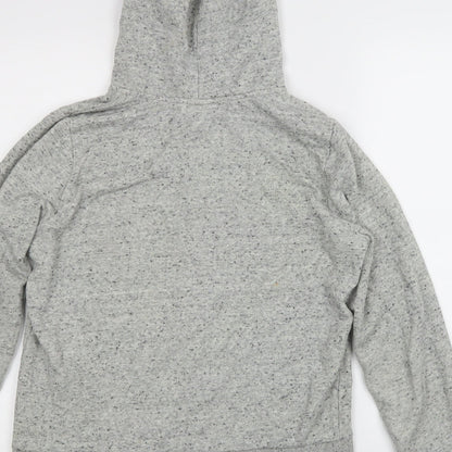 Mens UK Size M Divided Grey Full Zip Hoodie