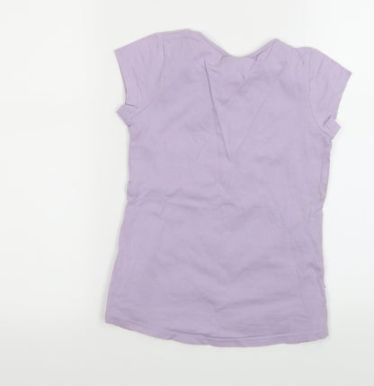I love girls wear Girls Purple   Basic Blouse Size 6-7 Years