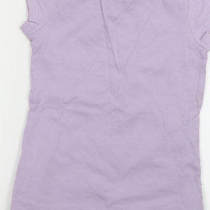 I love girls wear Girls Purple   Basic Blouse Size 6-7 Years