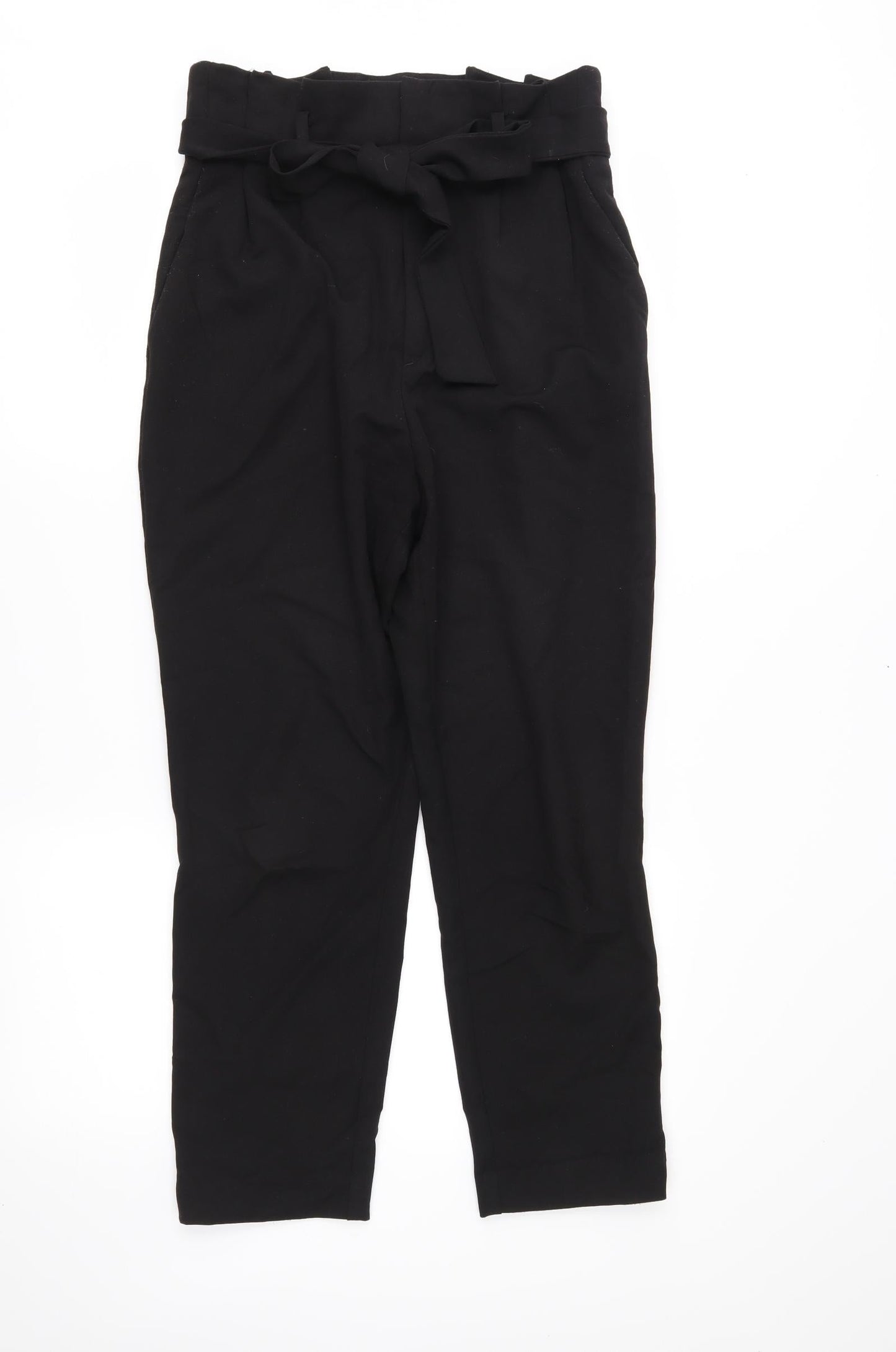 Womens UK Size 10 H&M Regular Fit  Black Trousers