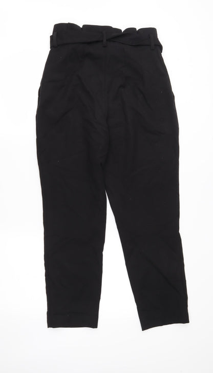 Womens UK Size 10 H&M Regular Fit  Black Trousers