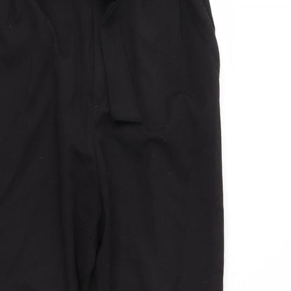 Womens UK Size 10 H&M Regular Fit  Black Trousers
