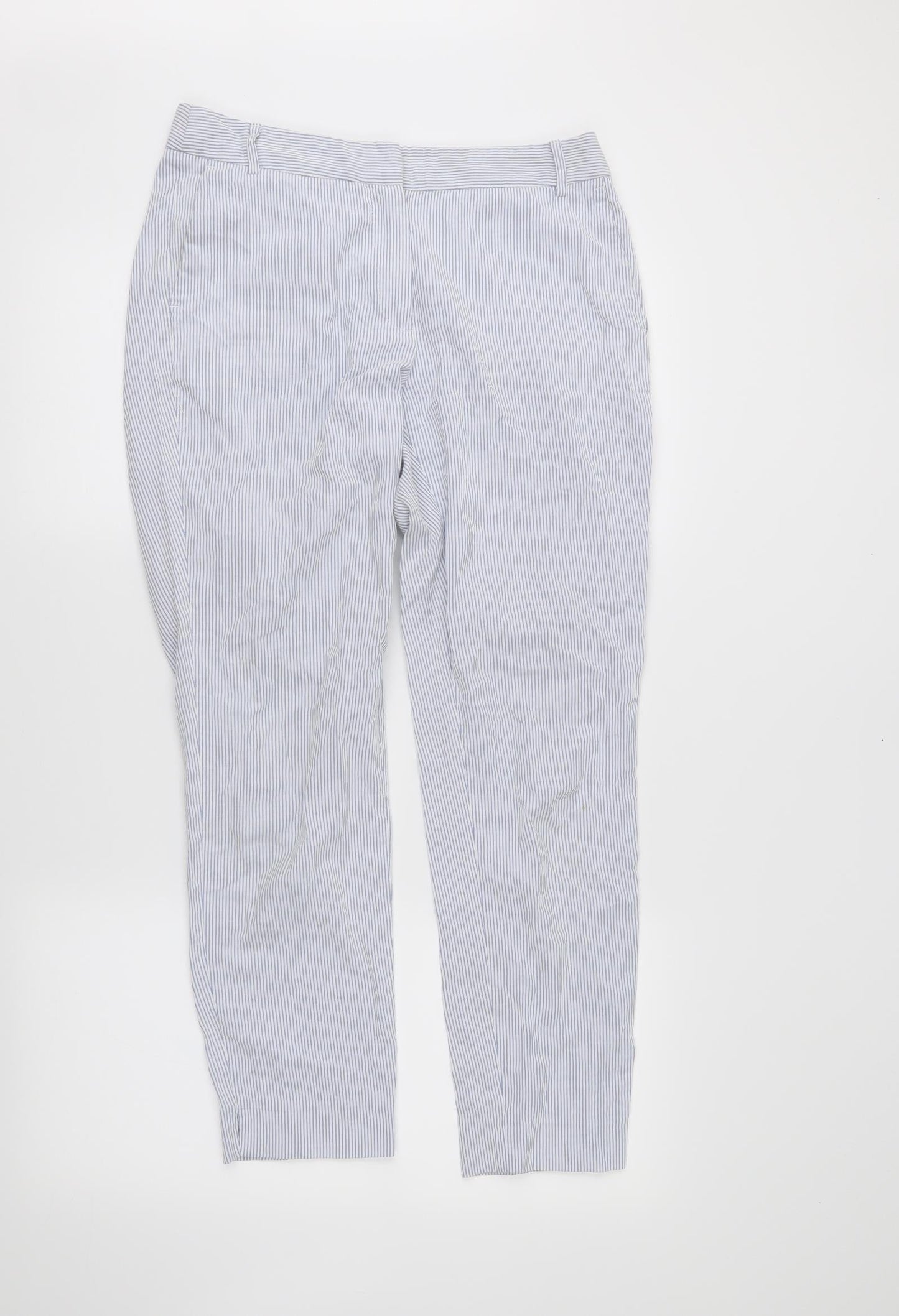 Womens UK Size 36 in Zara Regular Fit  White Trousers
