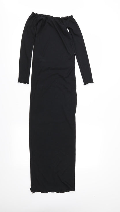Femme Luxe Womens Black   Maxi  Size 6