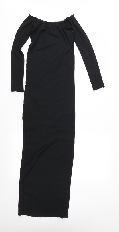 Femme Luxe Womens Black   Maxi  Size 6