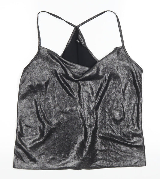 Miss Selfridge Womens Grey   Basic Tank Size 12