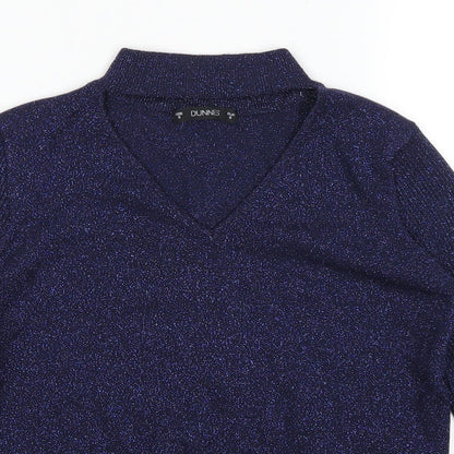 Dunnes Womens Blue   Pullover Jumper Size S