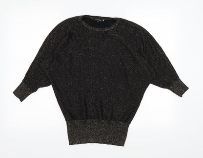 Peacocks Womens Black   Pullover Jumper Size S