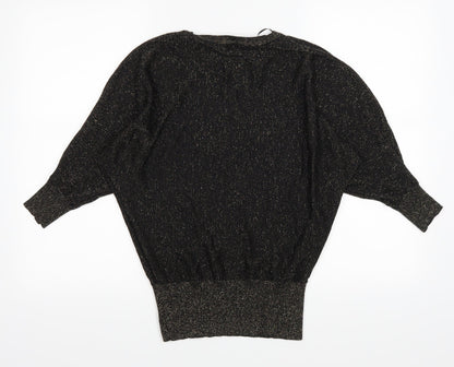 Peacocks Womens Black   Pullover Jumper Size S
