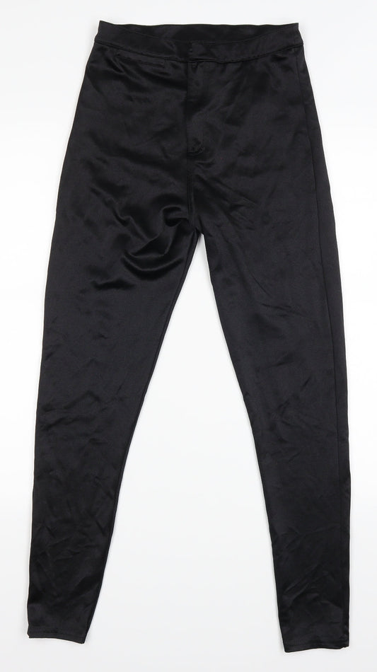 Womens UK Size S Light before Dark Regular Fit  Black Trousers