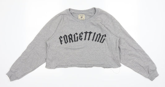 Pull & Bear Womens Grey   Pullover Jumper Size XS