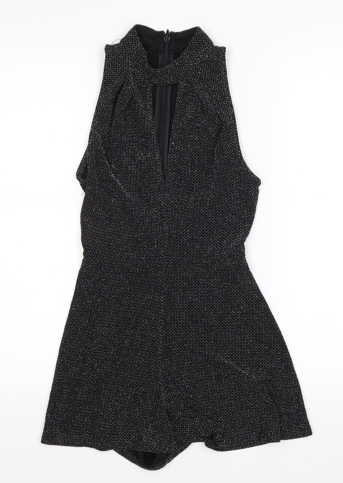 Topshop Womens Black   Playsuit One-Piece Size 6
