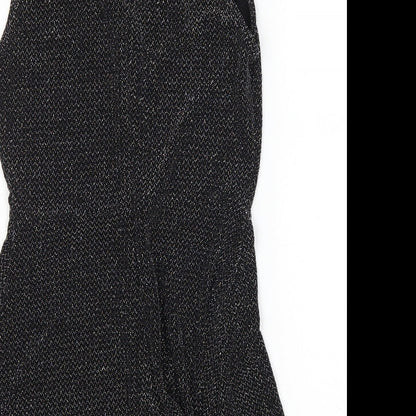 Topshop Womens Black   Playsuit One-Piece Size 6