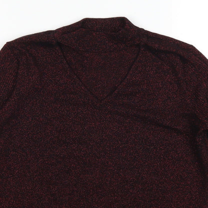 dunnes Womens Red   Pullover Jumper Size S