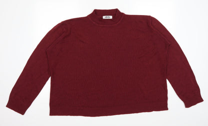 Damart Womens Red   Pullover Jumper Size 20