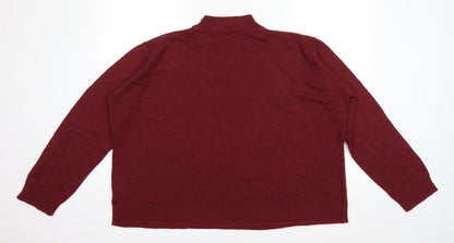 Damart Womens Red   Pullover Jumper Size 20