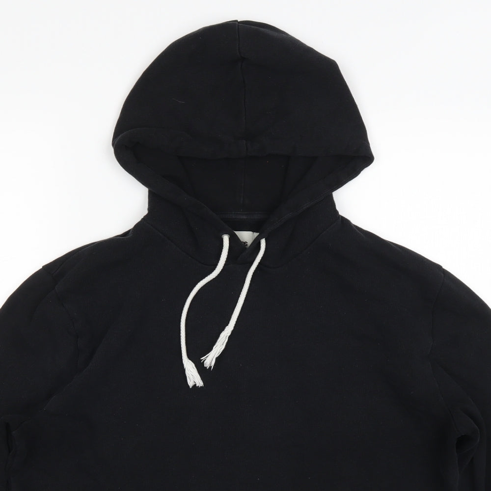 Womens UK Size M ASOS Black Pullover Hoodie