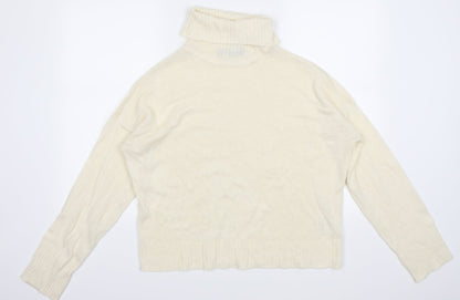 Brave Soul Womens Ivory   Pullover Jumper Size L