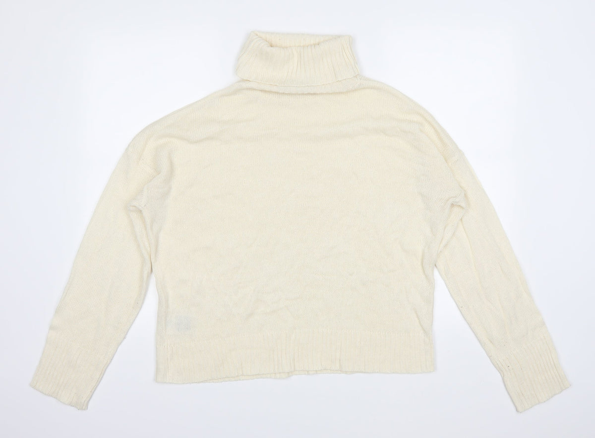 Brave Soul Womens Ivory   Pullover Jumper Size L