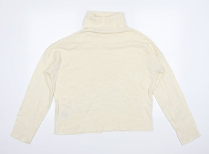 Brave Soul Womens Ivory   Pullover Jumper Size L