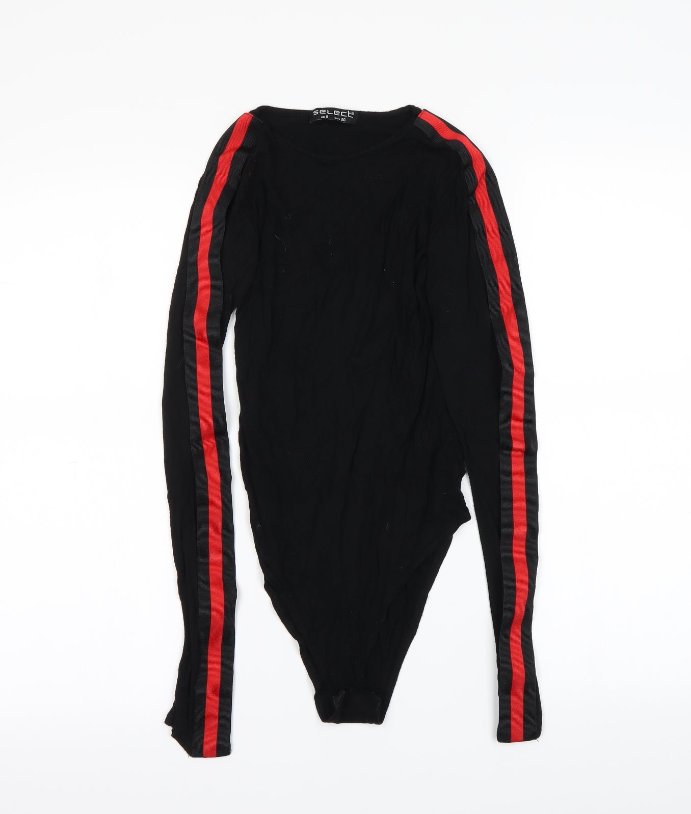 Select Womens Black   Bodysuit One-Piece Size 8