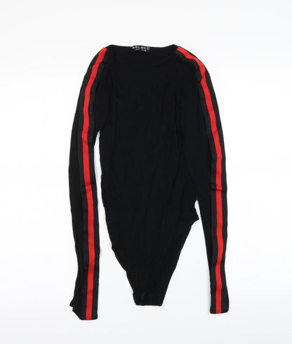 Select Womens Black   Bodysuit One-Piece Size 8