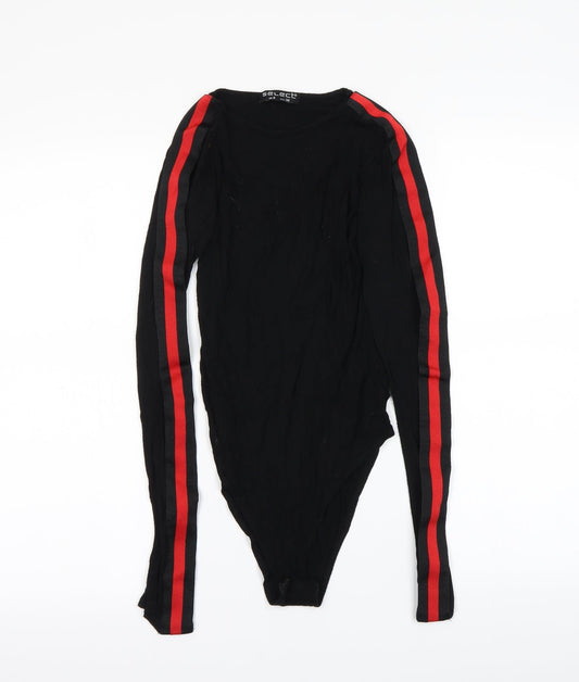 Select Womens Black   Bodysuit One-Piece Size 8
