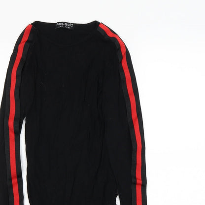 Select Womens Black   Bodysuit One-Piece Size 8