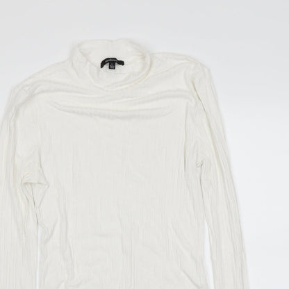 Ambience Womens White   Basic T-Shirt Size L