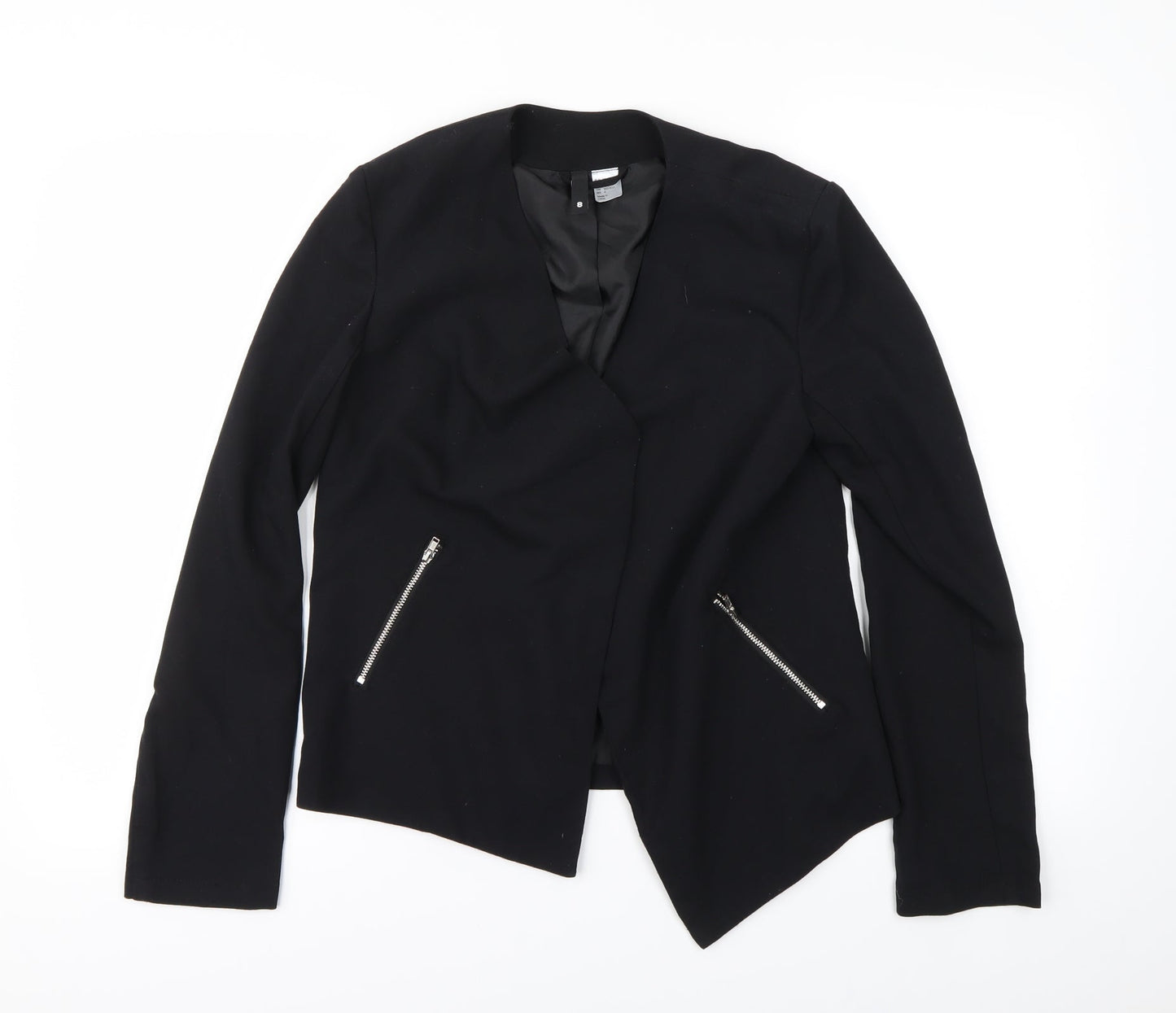 Womens UK Size 8 Divided Black Jacket