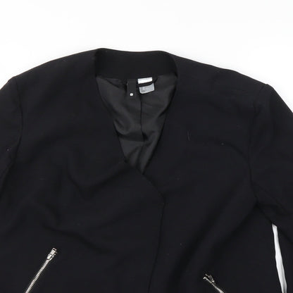 Womens UK Size 8 Divided Black Jacket