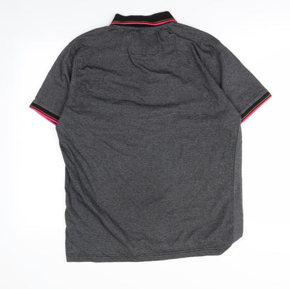 Urban Spirit Mens Black    Polo Size L