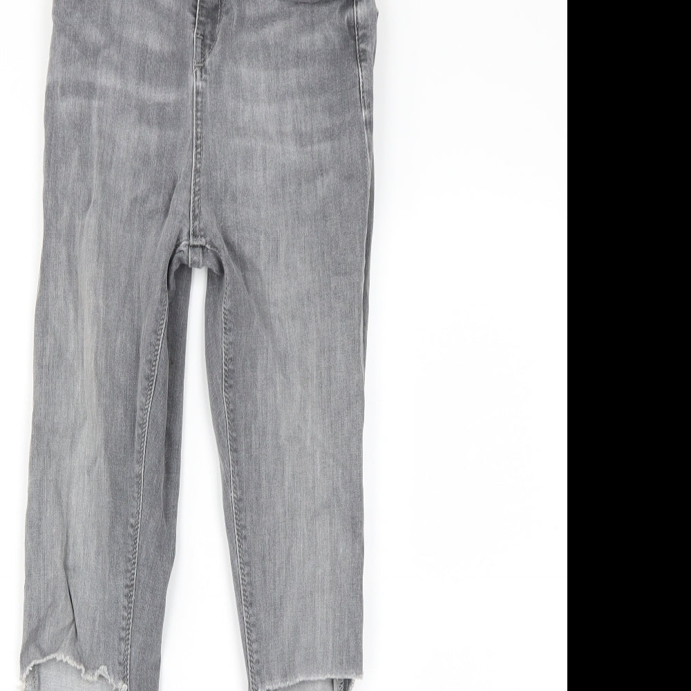 Topshop Womens Grey   Skinny Jeans Size 25 in L27 in